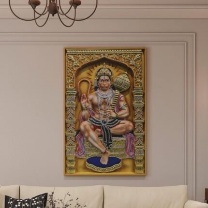 Hanumanji - 3'W X 4'H